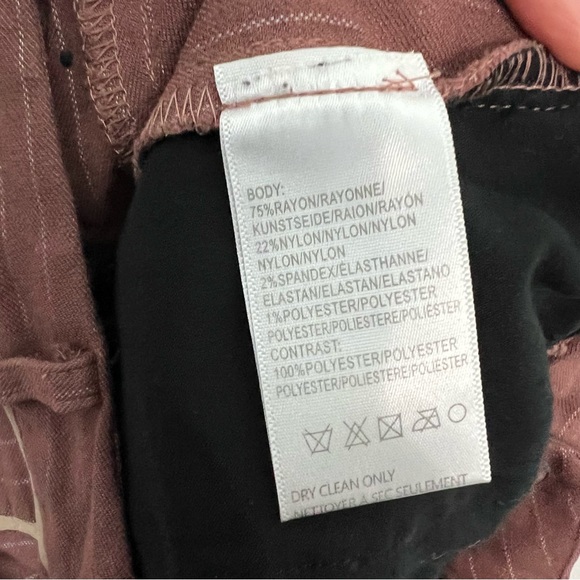 Anthropologie Harlyn Striped Cropped Trouser Pants Size XS - Picture 11 of 12